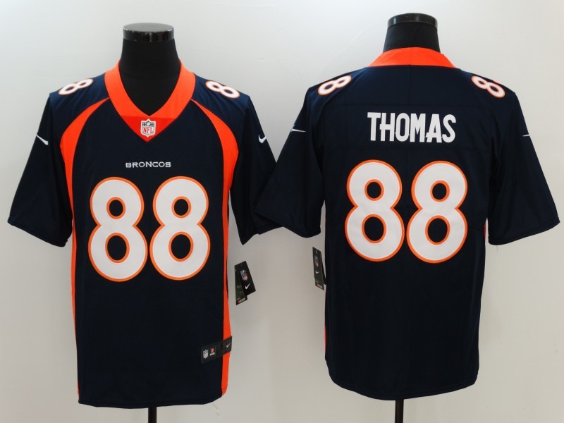 Men's Denver Broncos Demaryius Thomas #88 Navy Jersey